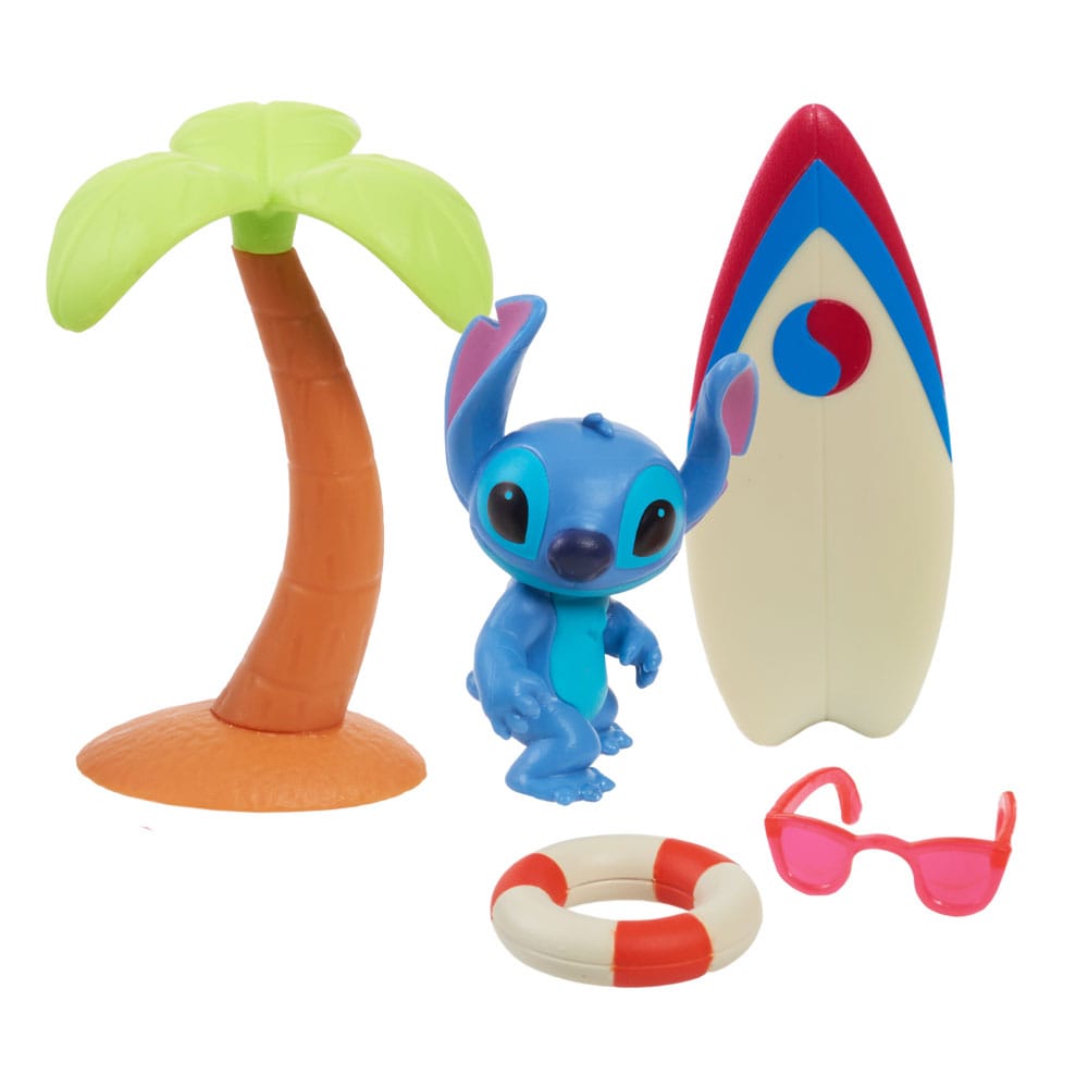 Lilo & Stitch Mini Figure Playset Hang Ten Stitch 7 cm Lilo & Stitch Mini Figure Playset Hang Ten Stitch 7 cm