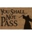 Lord of the Rings Doormat You Shall Not Pass 60 x 40 cm