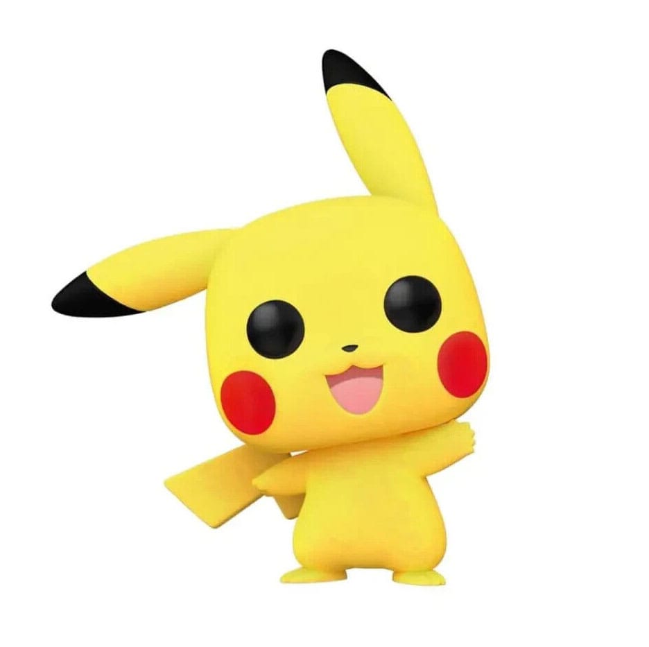 Pokémon POP! Games Vinyl Figure Pikachu Waving (Flocked) 9 cm Pokémon POP! Games Vinyl Figure Pikachu Waving (Flocked) 9 cm