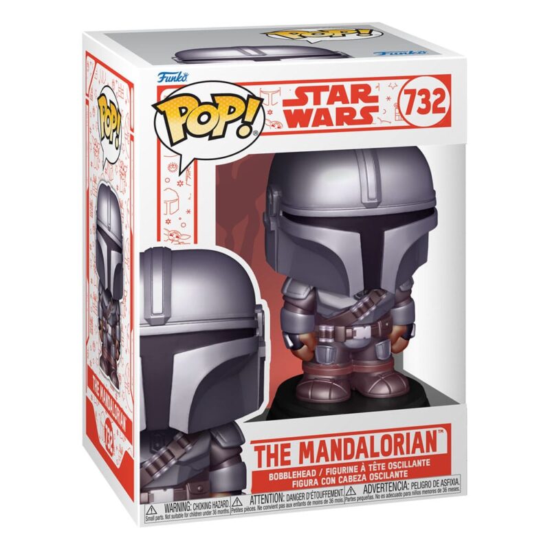 Star Wars Mandalorian POP! Vinyl Figure Holiday Mandalorian 9 cm