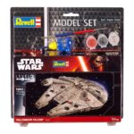 Star Wars Model Kit 1/241 Model Set Millennium Falcon 10 cm - Slika 3