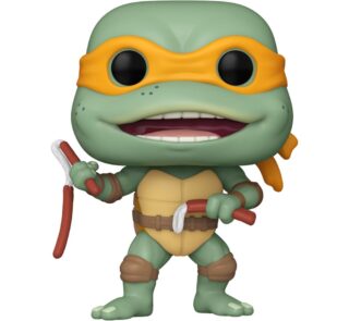 Teenage Mutant Ninja Turtles POP! Movies Vinyl Figure Michelangelo Sausage Link Nunchucks 9 cm