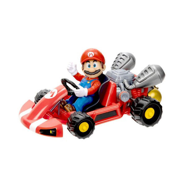 The Super Mario Bros. Movie Mini Figures with Karts 6 cm - Mario