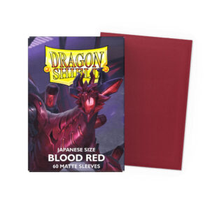 Dragon Shield Small Matte Blood Red Sleeves