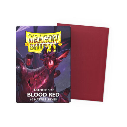 Dragon Shield Small Matte Blood Red Sleeves