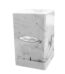 Marble Satin Tower Deck Box - Black White