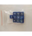 Pearl D6 Blue-White Dice (Set of 10)