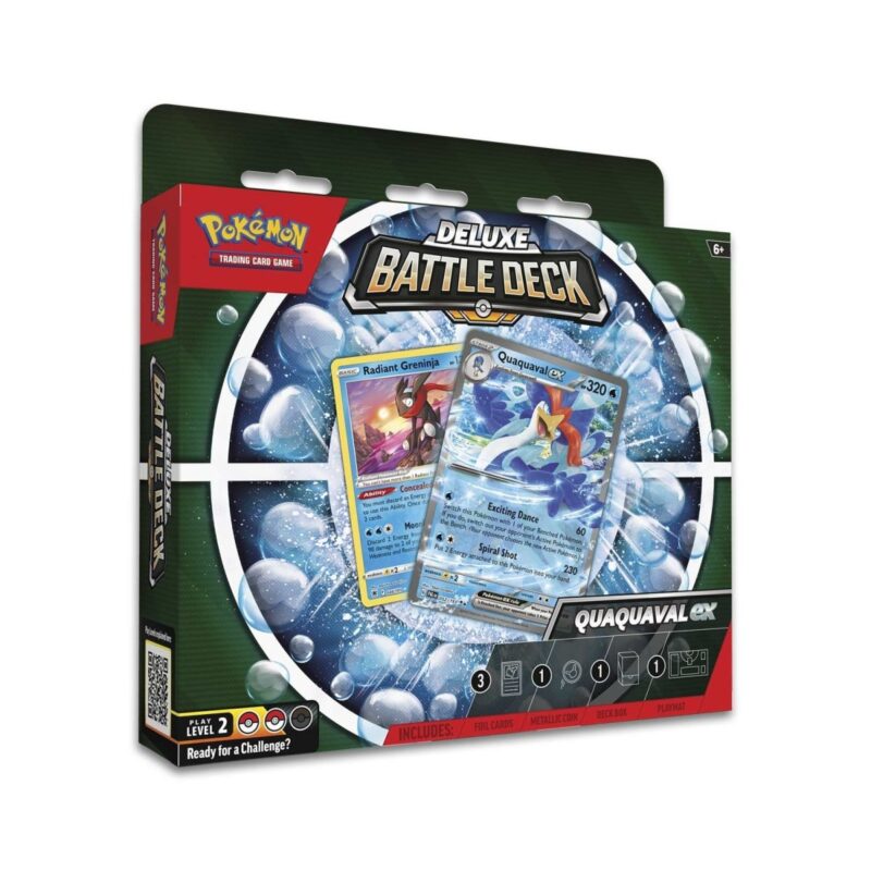 Pokemon TCG Quaquaval ex Deluxe Battle Deck