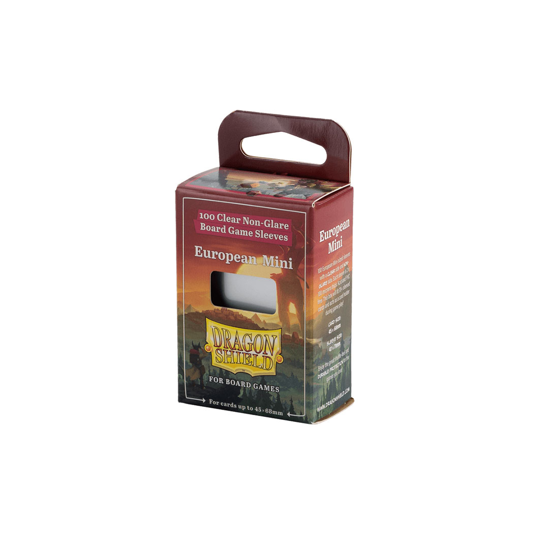 Dragon-Shield-Board-Game-European-Mini-Sleeves-45x68-mm Dragon Shield Board Game European Mini Sleeves 45x68 mm