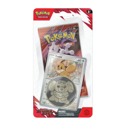 Pokemon TCG SV10 Destined Rivals Booster Pack, Coin Eevee Promo Card