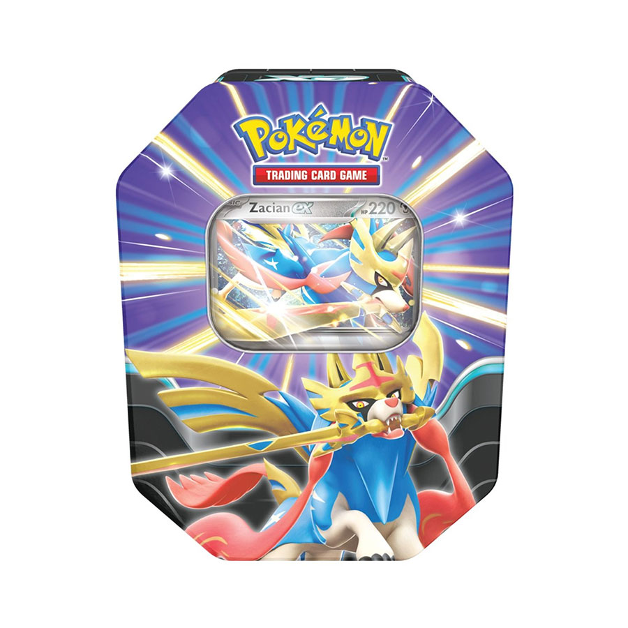 Pokemon-TCG-Slashing-Legends-Tin---Zacian-ex Pokemon TCG Slashing Legends Tin - Zacian ex