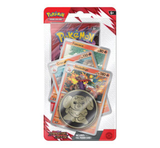 Pokemon TCG Scarlet & Violet-Destined Rivals Booster Pack, Coin & Skeledirge Promo Card