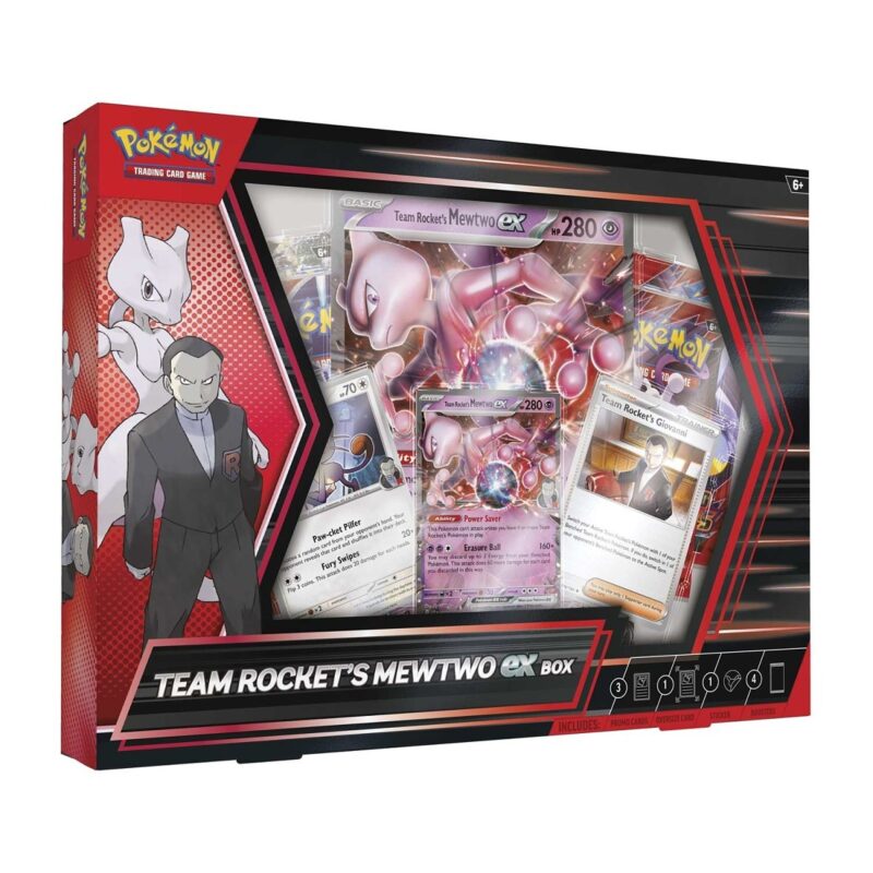 Pokemon TCG Team Rockets Mewtwo ex Box