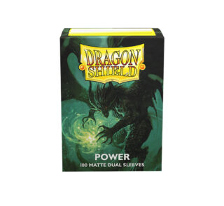 Dragon Shield Matte Dual Mettalic Green Power Sleeves