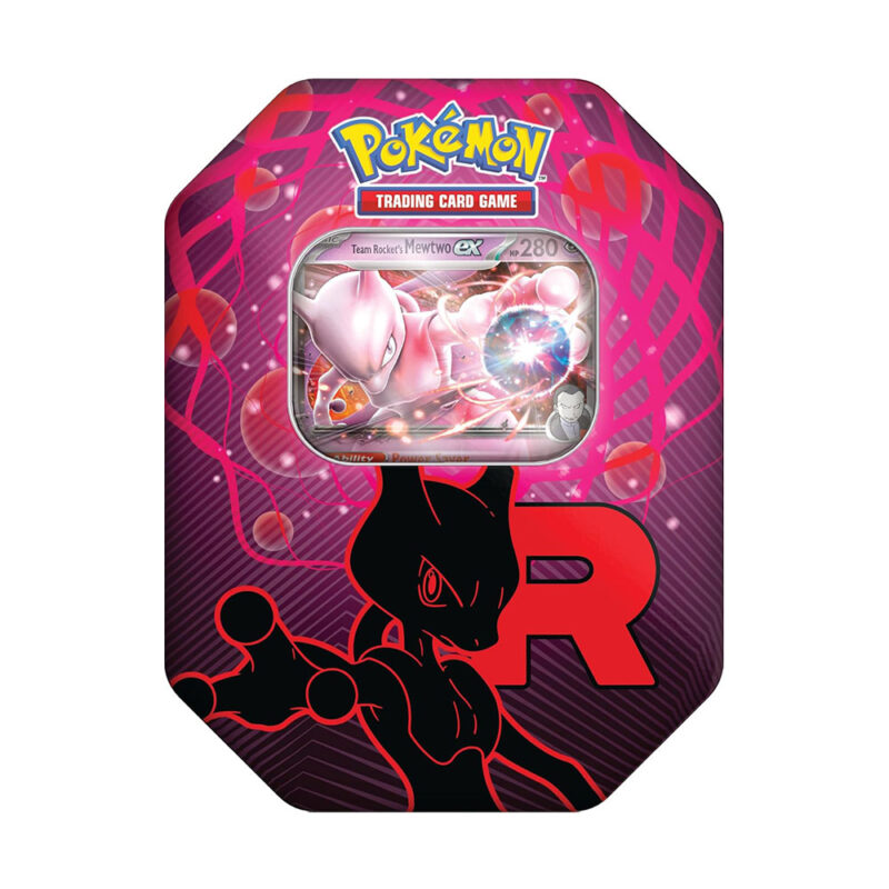 Pokemon TCG Team Rocket Tin - Mewtwo ex