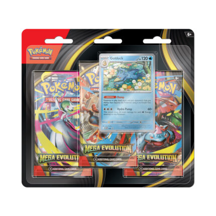 Pokemon TCG Mega Evolution 3 Booster Packs & Golduck Promo Card