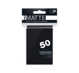 Ultra Pro - PRO-Matte 50ct Standard Deck Protector sleeves: Black
