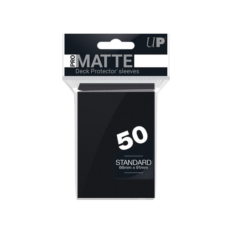 Ultra Pro - PRO-Matte 50ct Standard Deck Protector sleeves: Black
