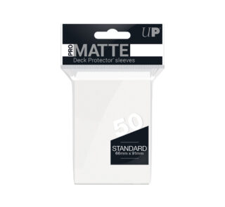 Ultra Pro - PRO-Matte 50ct Standard Deck Protector sleeves: White