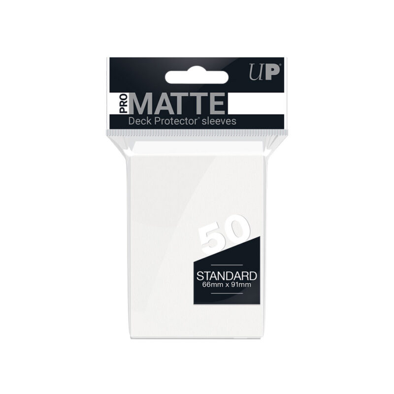 Ultra Pro - PRO-Matte 50ct Standard Deck Protector sleeves: White