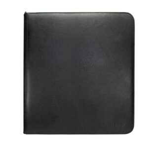 Ultra Pro - Vivid 12-Pocket Zippered PRO-Binder - Black