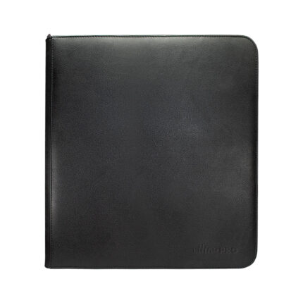Ultra Pro - Vivid 12-Pocket Zippered PRO-Binder - Black