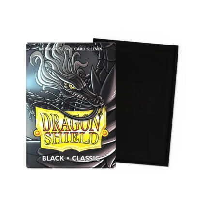 Dragon Shield Small Size Black Sleeves - Japanese