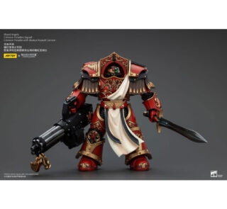 Warhammer The Horus Heresy Action Figure 1 18 Blood Angels Crimson Paladins Squad Crimson Paladin with Iliastus Assault Cannon 14 cm