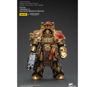 Warhammer The Horus Heresy Action Figure 1 18 Legio Custodes Aquilon Terminator Squad Aquilon with Lastrum Storm Bolter 14 cm