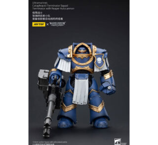 Warhammer The Horus Heresy Action Figure 1 18 Uitramarines Cataphractii Terminator Squad Terminator with Reaper Autocannon 14 cm