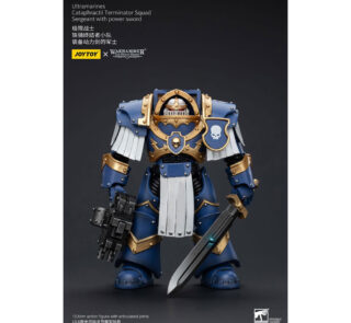 Warhammer The Horus Heresy Action Figure 1 18 Ultramarines Cataphractii Terminator Squad Sergeant with Power Sword 14 cm
