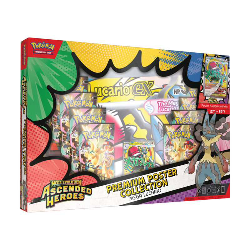 Pokemon TCG ME - Ascended Heroes - Premium Poster Collection - Mega Lucario