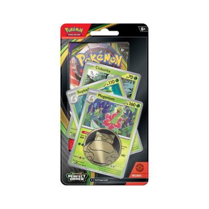 Pokemon-TCG-ME---Perfect-Order---Booster-Pack--Meganium-Promo-Cards