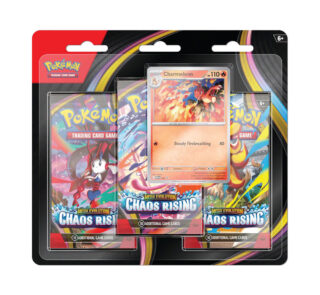 Pokemon TCG ME - Chaos Rising - 3 Booster Packs Charmeleon Promo Card