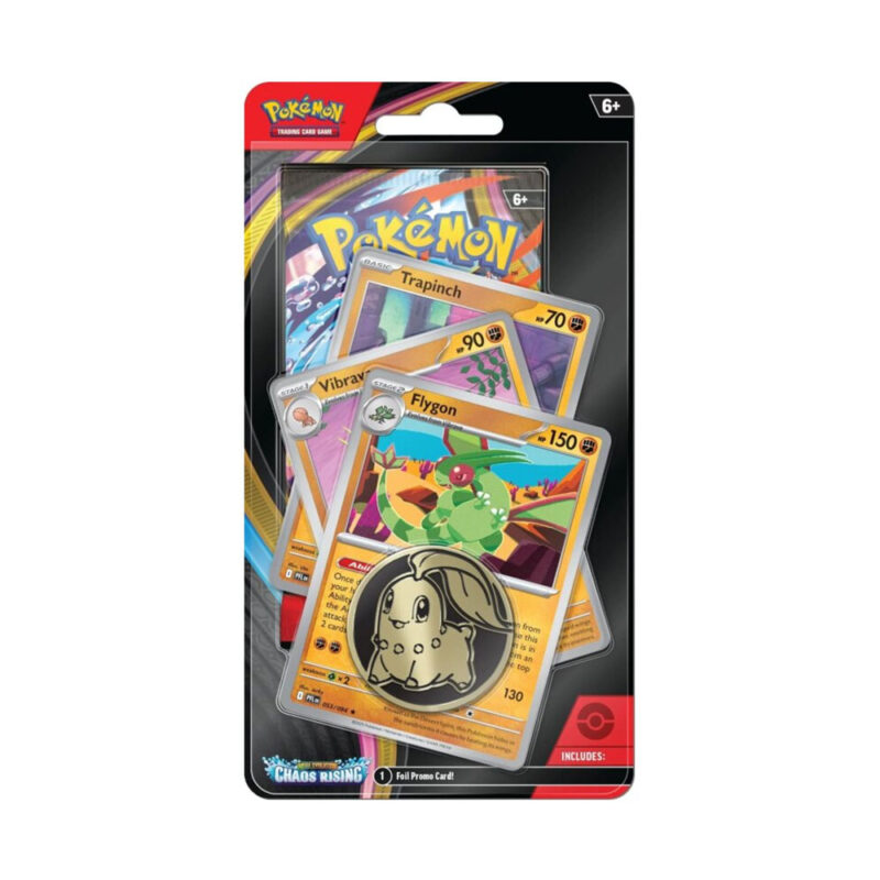 Pokemon TCG ME - Chaos Rising - Booster Pack Flygon Promo Cards
