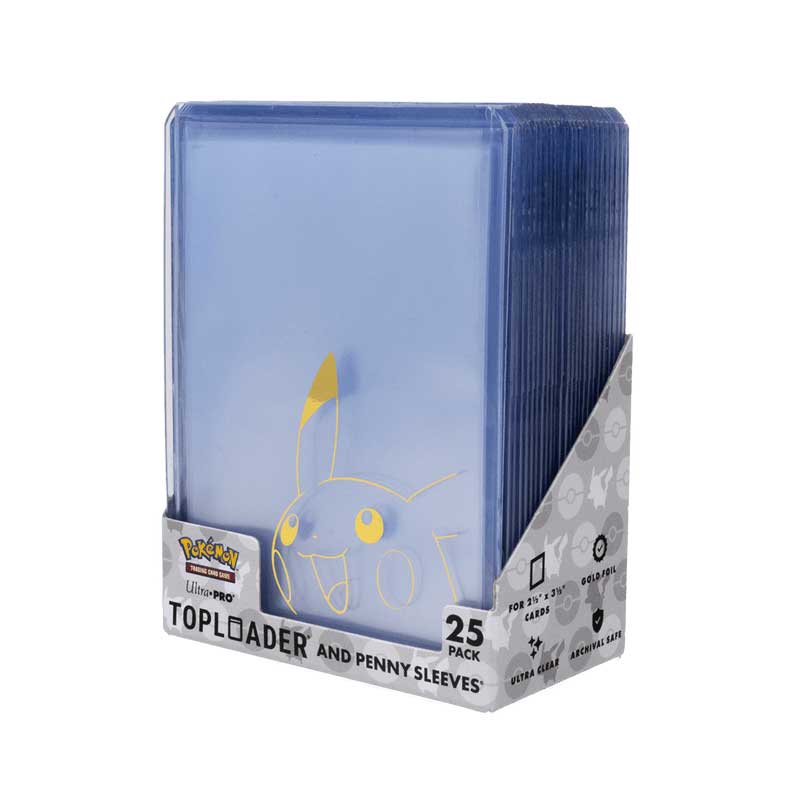 UltraPro - Pikachu Toploader and Penny Sleeves Combo Pack (25)