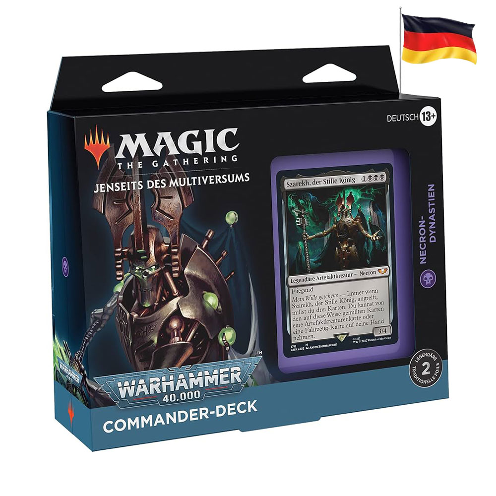 Warhammer-40000-Commander-Deck---Necron-Dynasties--(German-Version) Warhammer 40000 Commander Deck - Necron Dynasties (German Version)