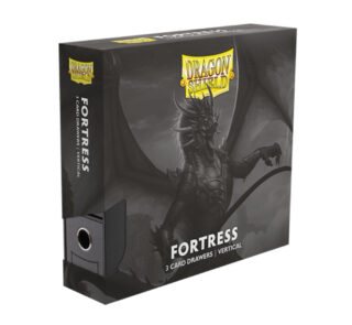 Dragon Shield Fortress 3-Card Drawers Vertical Black