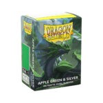Dragon Shield Matte Dual Apple Green & Silver Sleeves - Slika 3