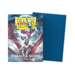 Dragon Shield Matte Dual Cobalt & Silver Sleeves