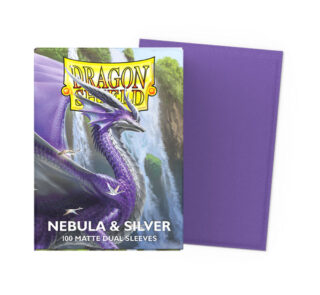 Dragon Shield Matte Dual Nebula & Silver Sleeves