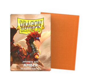 Dragon Shield Small Matte Amber Sleeves - Japanese