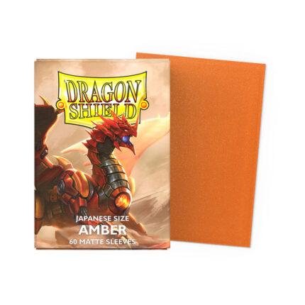 Dragon Shield Small Matte Amber Sleeves - Japanese