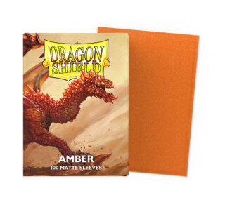 Dragon Shield Standard Matte Amber Sleeves