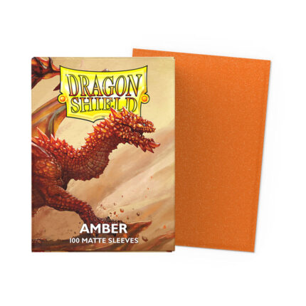 Dragon Shield Standard Matte Amber Sleeves