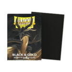 Dragon Shield Standard Matte Dual Black & Gold Sleeves