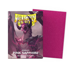 Dragon Shield Standard Matte Sparkles: Pink Sapphire